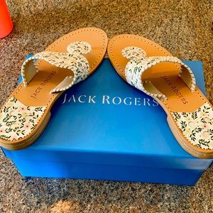 Brand new Size 9 Jack Rogers Daisy Print Sandals